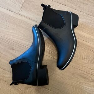 Black Kate Spade Chelsea Rain Boots women US 10